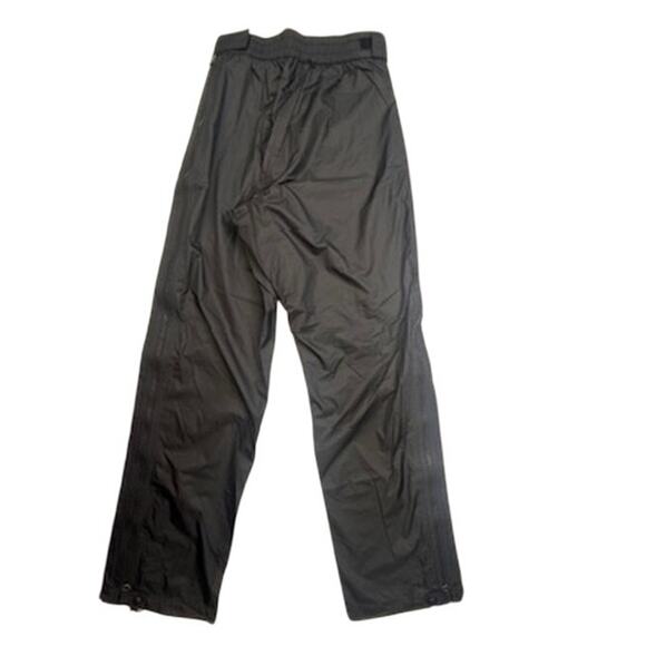 Marmot Waterproof Shell Pants Men’s Small Black Ripstop Full Zip Adjustable - Picture 3 of 16